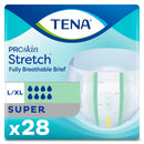 TENA® PROSKIN STRETCH™ SUPER INCONTINENCE BRIEF, LARGE / EXTRA LARGE, SOLD AS 1/BAG ESSITY 67903