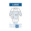 MCKESSON FABRIC REINFORCED SURGICAL GOWN WITH TOWEL, SOLD AS 24/CASE MCKESSON 183-I91-4320-S1