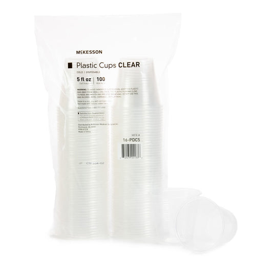 Mckesson Polypropylene Drinking Cups, 5 Oz, Clear, 2000/Cs