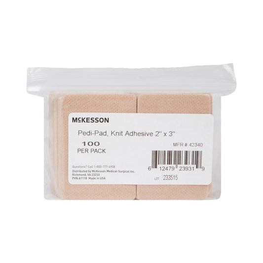 Mckesson Beige Protective Pad, 2 X 3 Inch, 600/Cs
