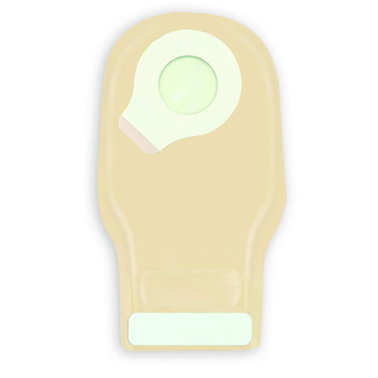 Little Ones® Two-Piece Transparent Ostomy Pouch, 0 To 9/10 Inch Stoma, 10/Bx