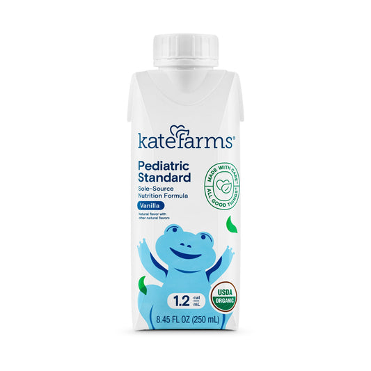 Kate Farms® Pediatric Standard 1.2 Sole-Source Nutrition Formula, Vanilla, 12/Cs