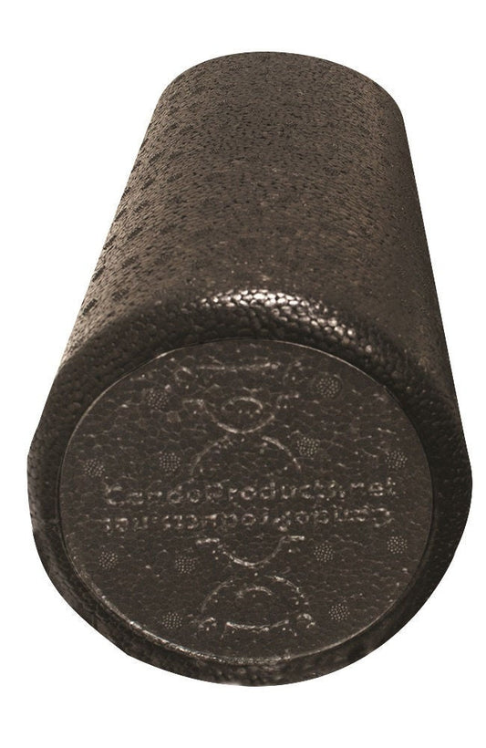 CanDo® Round Roller, Composite Foam, 6 in. Dia. x 12 in. L, Black, 1/EA
