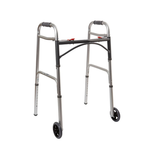 McKesson Folding Walker, Adjustable Height, 1/EA