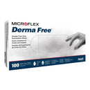 Derma Free™ Vinyl Exam Glove, Medium, Clear, 1000/CS
