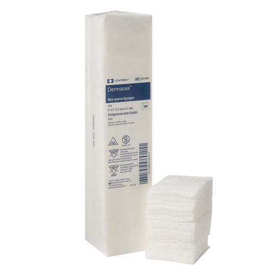 Dermacea™ Nonwoven Sponge, 2 X 2 Inch, 4-Ply, 8000/Cs