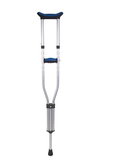 Carex® Folding Underarm Crutches, 4'11" – 6'4", 3/CS