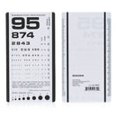McKesson Eye Test Chart, 3-1/2 x 6-1/2 Inch, 5/BG