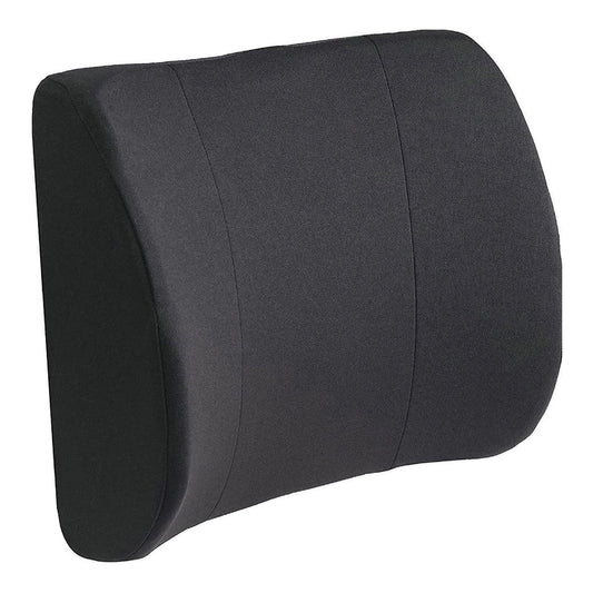 Dmi® Lumbar Seat Cushion, Black, 14 X 13 X 3 In., 1/Ea