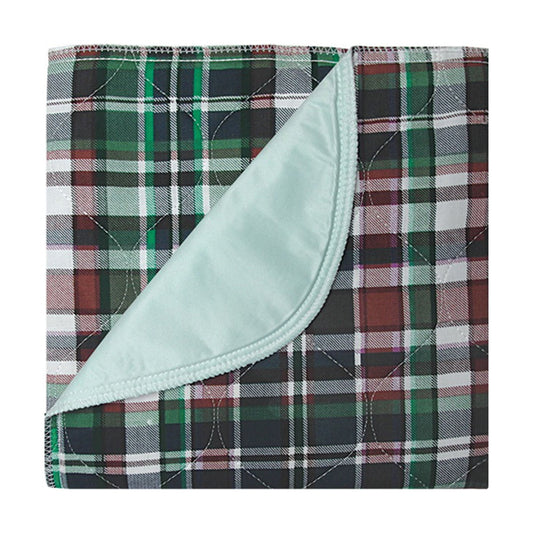Beck's Classic Highland Blue Plaid Underpad, 24 x 36 Inch, 12/DZ