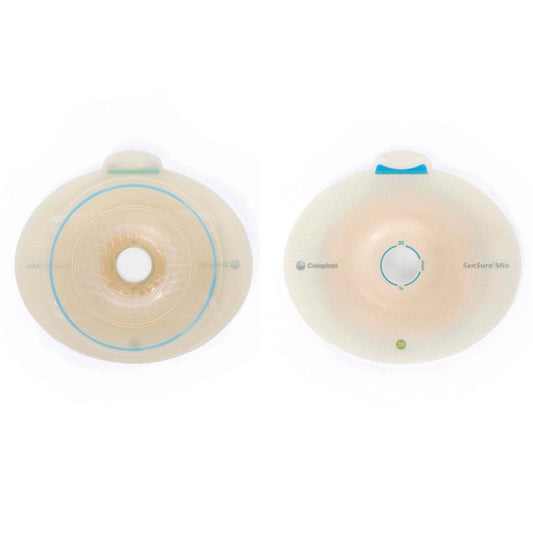 SenSura® Mio Flex Convex Light Ostomy Barrier, 25 mm Stoma Opening, Red Match, 5/BX