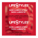 LifeStyles® Nonlubricated Latex Condom, 1/CS