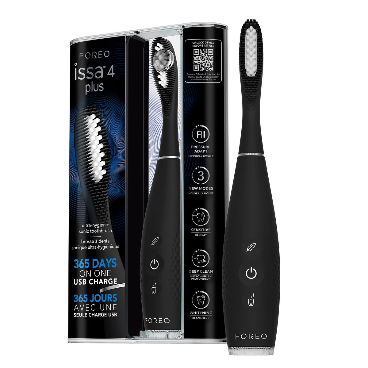 Toothbrush, Hybrid Issa 4 Plusadlt Blk, 1/Ea