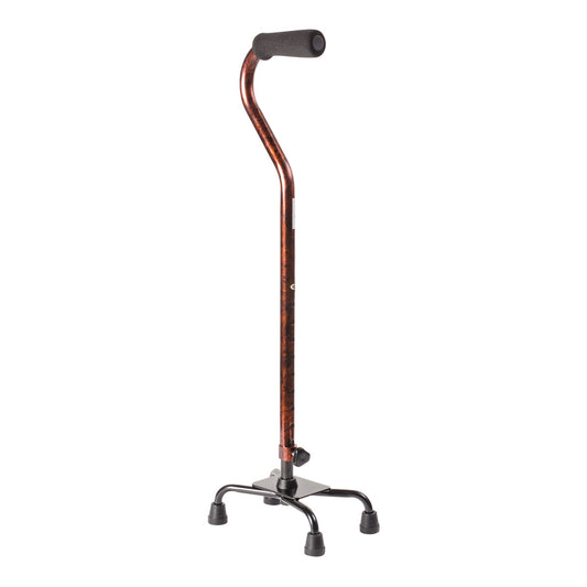 Dmi® Adjustable Quad Cane, Copper Swirl, 1/Ea