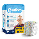 ATTENDS COMFEES PREMIUM BABY DIAPERS, MODERATE-ABSORBENT, SIZE 7, SOLD AS 20/BAG ATTENDS CMF-7