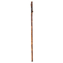 Brazos™ Exotic Leather Safari Hickory Rustic Walking Stick, 55-Inch, 1/EA