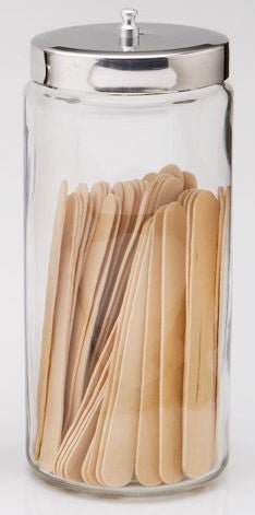 Jar, Dressing Glass 8.5"X4" (6/Cs) Tecmed, 6/Cs