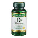 NATURE'S BOUNTY® VITAMIN D-3 SUPPLEMENT, SOLD AS 1/BOTTLE US 07431215605
