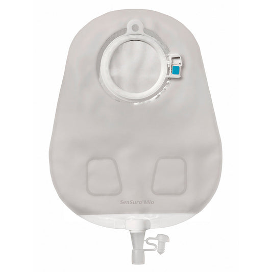 SenSura® Mio Click Two-Piece Opaque Urostomy Pouch, Blue Match, 10/BX