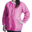 COAT, LAB FITME RASPBERRY PNKMED (10/BG 5BG/CS), 10/BG