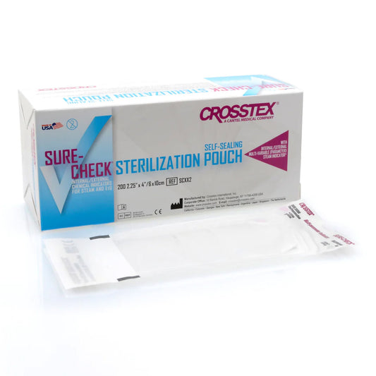 Sure-Check® Sterilization Pouch, 2¼ X 4 Inch, 4000/Cs