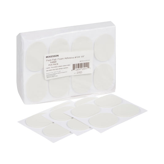 Mckesson Pedi-Pad Foot Pad, Size 104, 100/Pk