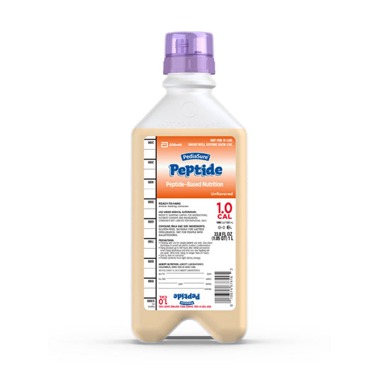 Pediasure® Peptide 1.0 Cal Peptide-Base Nutrition, 33.8-Ounce Bottle, 8/Cs