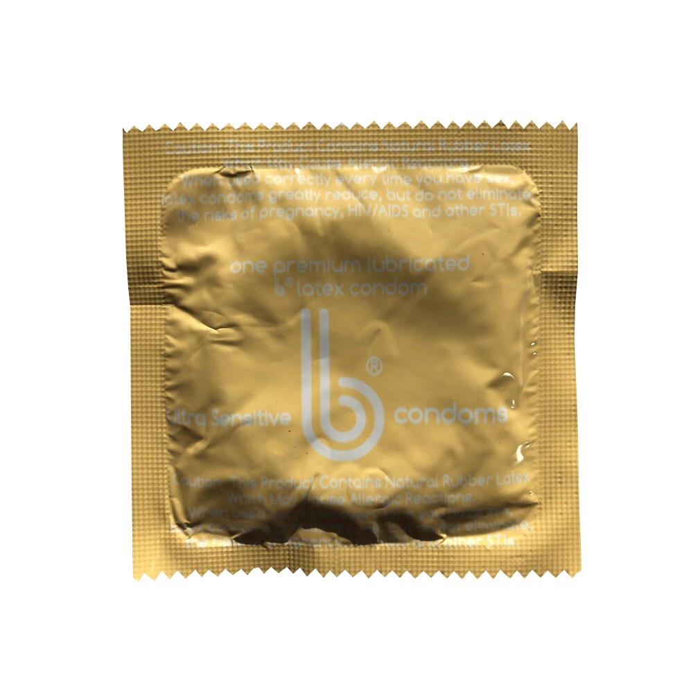 Ultra Sensitive B® Lubricated Latex Condom, 1000/Cs