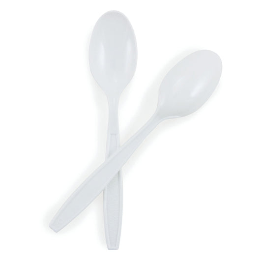 Mckesson Polypropylene Spoon, White, 1000/Cs