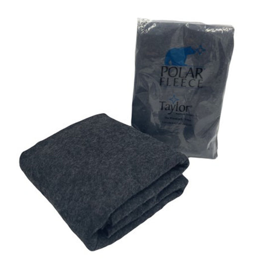 First Comfort Fleece Thermal Blanket, Gray, 40 X 80 Inch, 10/Cs