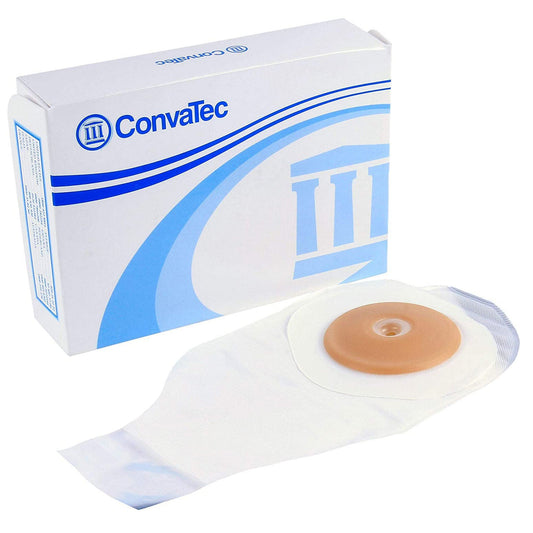 ActiveLife® One-Piece Transparent Colostomy Pouch, Pre-cut to Fit 25mm Stomas, 5/BX
