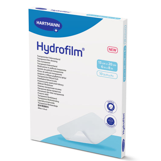 DRESSING, WOUND HYDROFILM ADHTRNSPRNT 6"X8" (10/BX), 10/BX