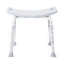 McKesson Aluminum Bath Bench Without Backrest, 15.5 – 19.5 Inch, Gray, 4/CS