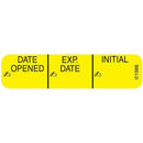Pharmex® "Date Opened" Advisory Label, 0.56 x 0.38 Inch, 1/BX