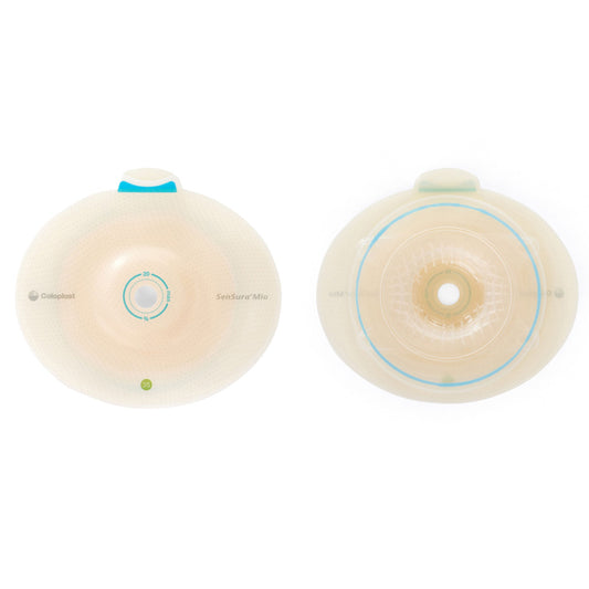 SenSura® Mio Convex Flex Ostomy Barrier, Trim to fit 10 – 20 mm Stoma Opening, 5/BX