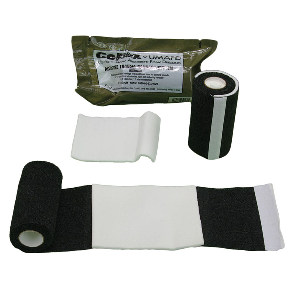 Bandage, Co-Flex All-In-1 Blk4"X3Yds (18/Cs) Andovr, 18/Cs