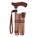 Switch Sticks® Folding Cane, Cognac, 1/EA