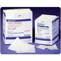 Dusoft Sterile Nonwoven Sponge, 2 X 2 Inch, 4-Ply, 1500/Cs