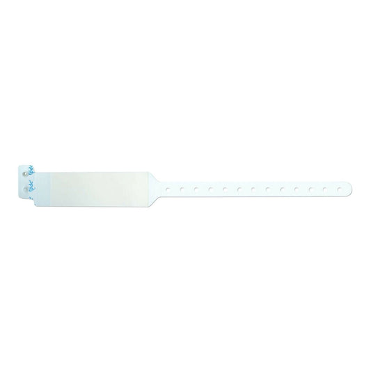 Sentry® Bar Code Labelband® Identification Band, 12 – 13 Inch, White, 500/Bx
