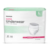 McKesson Super Moderate Absorbency Incontinence Underwear, Large, 72/CS
