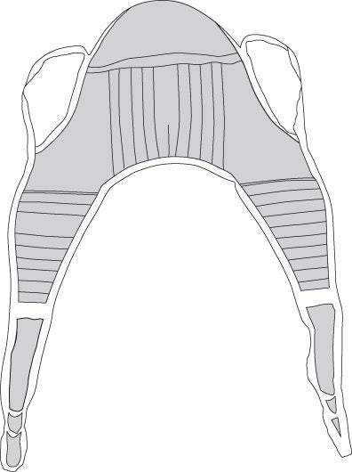 drive™ Seat U Sling with Head Support, Medium, 1/EA