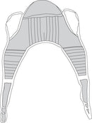 drive™ Seat U Sling with Head Support, Medium, 1/EA