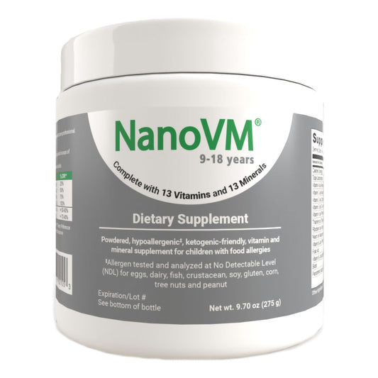 Nanovm® 9 – 18 Years Dietary Supplement, 275-Gram Jar, 1/Ea