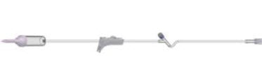 Amsino Amsafe Iv Administration Sets Iv Set 220Cm W/Back Chk Valveneedless Eo St 50/Cs -1010001B - BriteSources