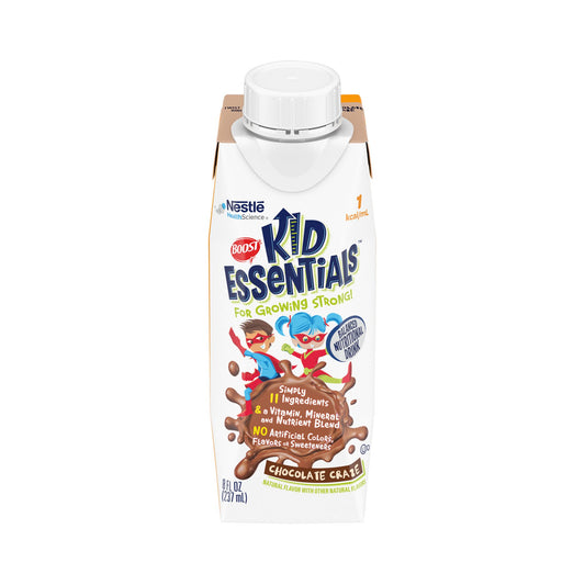 Boost® Kid Essentials™ Balanced Nutritional Drink, Chocolate, 8-Ounce Carton, 24/Cs