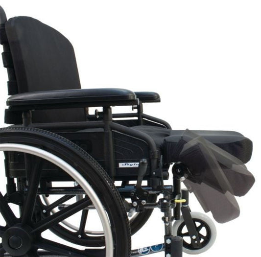 WHEELCHAIR, AMPUTEE SWING AWAY9"X14", 1/EA