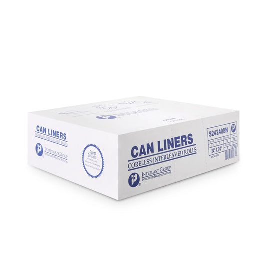 McKesson Light Duty Clear Trash Bag, 10 gal, 8 Mic Gauge, 1000/CS