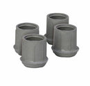 Carex® Tips for Walkers and Bath Benches, Fits 1-1/8 Inch Tubing, 6/CS