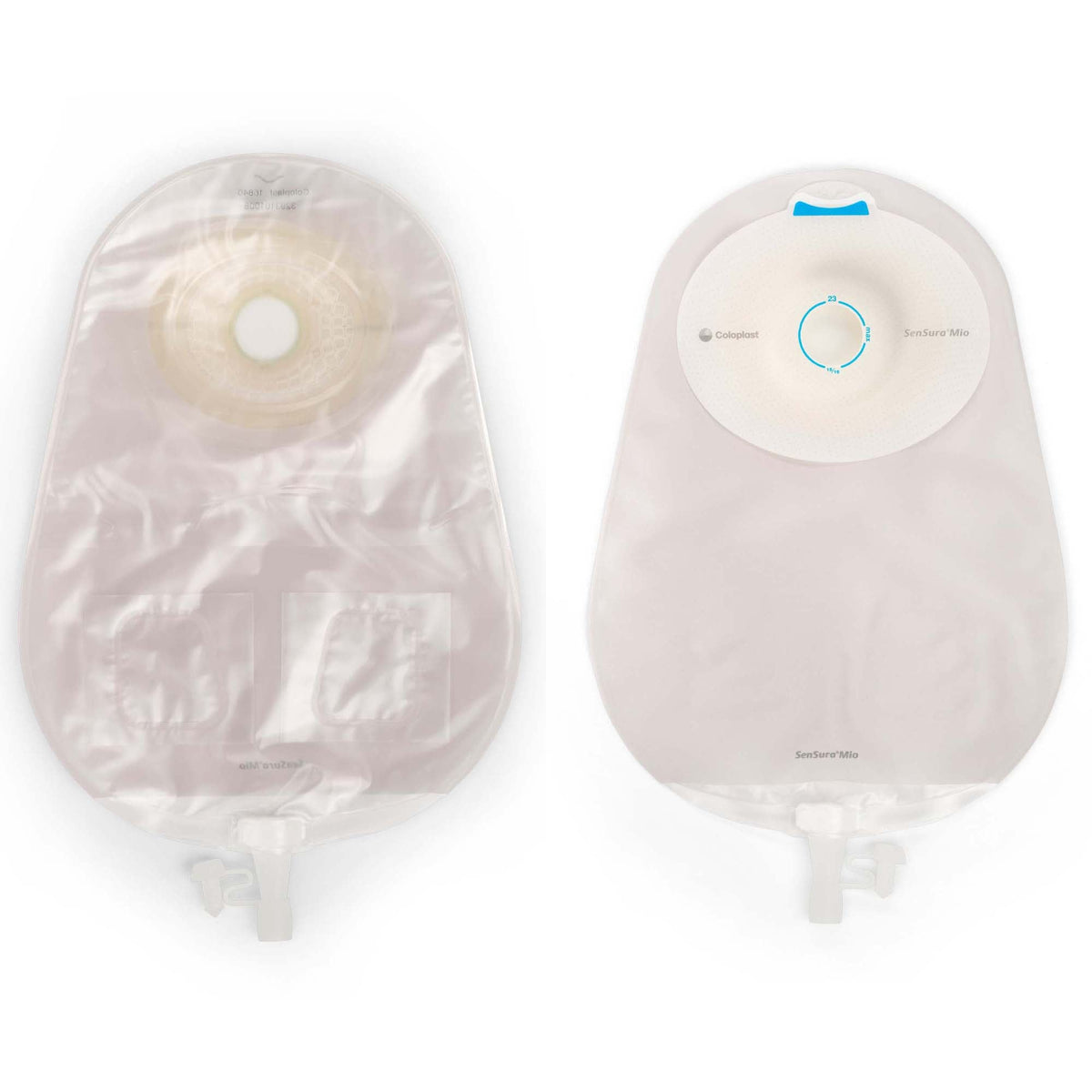 Sensura® Mio Convex Deep 1-Piece Transparent Urostomy Pouch, 21Mm Stoma, 10/Bx