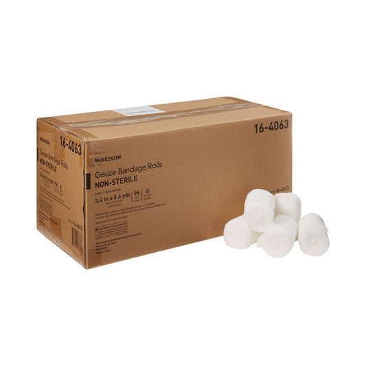 Mckesson Fluff Bandage Roll, 3.4 Inch X 3.6 Yard, Six Ply, 96/Cs